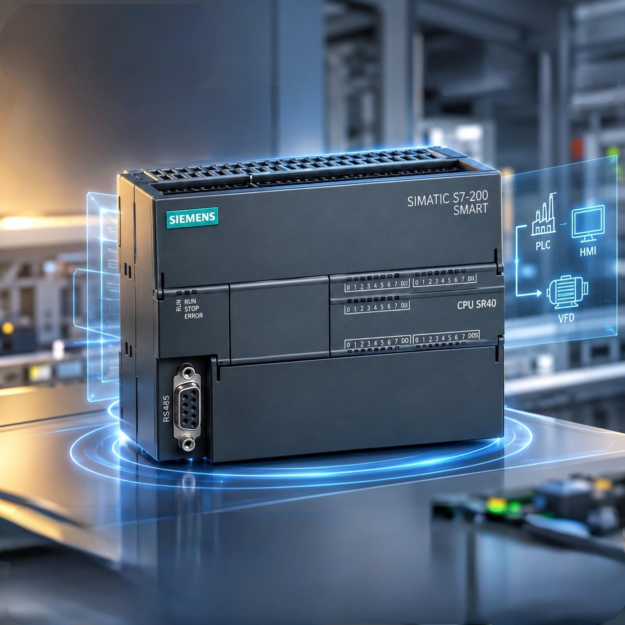 Siemens S7-200 SMART PLC guide for machine automation