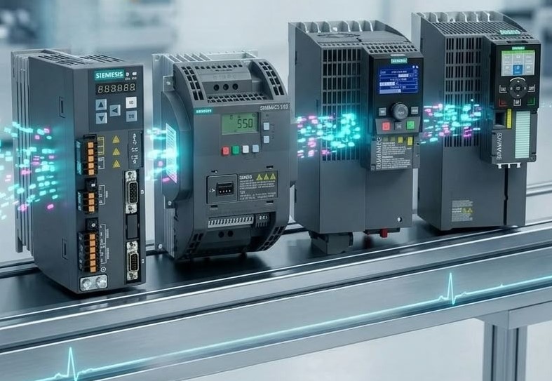 Siemens SINAMICS VFD drives guide for industrial automation